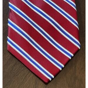 Eagle Red Blue 100% Silk Men’s Neck Tie Made In China